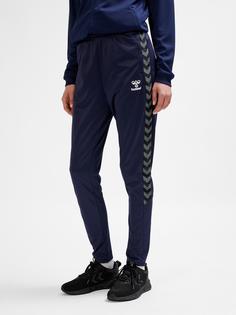 Rückansicht von hummel hmlAUTHENTIC TRAINING PANTS WOMAN Trainingshose Damen MARINE