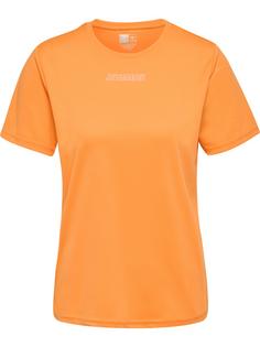 hummel hmlTE TOLA T-SHIRT Funktionsshirt Damen BLAZING ORANGE