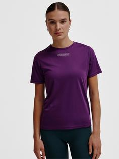 Rückansicht von hummel hmlTE TOLA T-SHIRT Funktionsshirt Damen IMPERIAL PURPLE