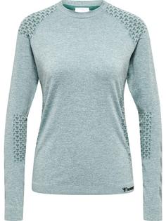 hummel hmlCI SEAMLESS T-SHIRT L/S Funktionsshirt Damen NORTH ATLANTIC MELANGE