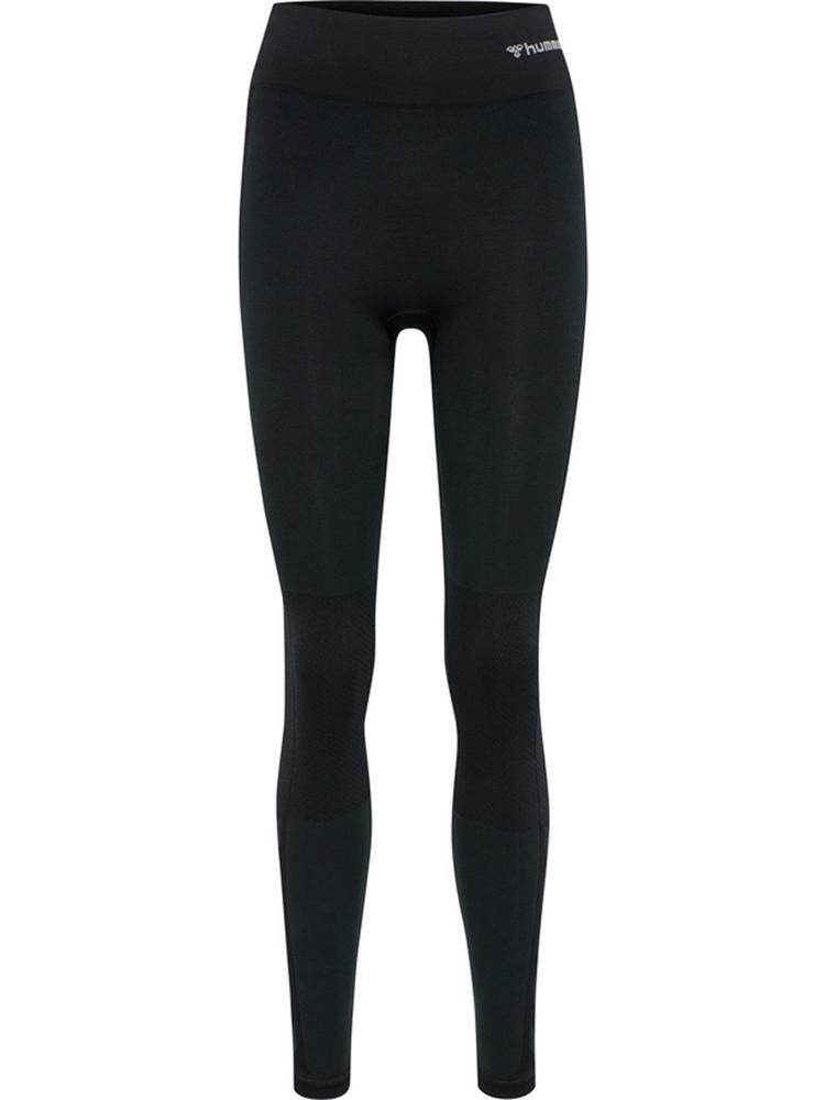 hummel hummel hmlCLEA SEAMLESS MID WAIST TIGHTS Tights Damen - BLACK MELANGE - 0 | SportScheck