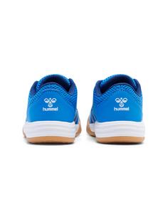 Rückansicht von hummel MULTIPLAY FLEX LC JR Hallenschuhe Kinder BLUE/WHITE