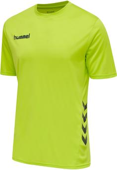 Rückansicht von hummel hmlPROMO DUO SET Trainingsanzug Herren LIME PUNCH/DARK DENIM