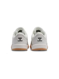 Rückansicht von hummel MULTIPLAY FLEX LC JR Hallenschuhe Kinder WHITE/BLACK