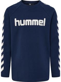 hummel HMLBOYS T-SHIRT L/S Funktionsshirt Kinder BLACK IRIS/BLACK IRIS