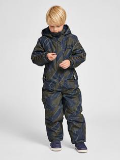 Rückansicht von hummel hmlARTIC TEX SNOWSUIT Softshellhose Kinder DARK OLIVE
