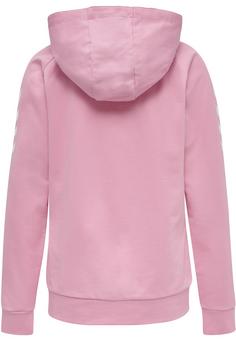 Rückansicht von hummel HMLGO COTTON ZIP HOODIE WOMAN Hoodie Damen COTTON CANDY