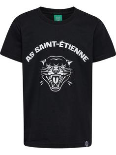 hummel ASSE FAN AS SAINT ETIENNE TEE KIDS Funktionsshirt Kinder BLACK