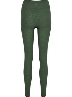Rückansicht von hummel hmlMT FOCUS SEAMLESS HW TIGHTS Tights Damen CLIMBING IVY