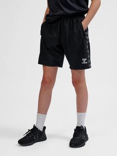 Rückansicht von hummel hmlAUTHENTIC WOVEN SHORTS KIDS Funktionsshorts Kinder BLACK