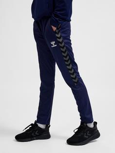 Rückansicht von hummel hmlAUTHENTIC TRAINING PANTS KIDS Trainingshose Kinder MARINE