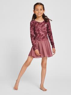 Rückansicht von hummel hmlFREJA GYMSUIT Bodysuit Kinder DECO ROSE