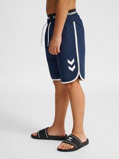 Rückansicht von hummel hmlSWELL BOARD SHORTS Boardshorts Kinder NAVY BLAZER