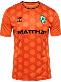 hummel WER 23/24 GK JERSEY S/S Fanshirt ORANGE TIGER
