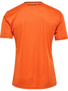 Rückansicht von hummel WER 23/24 GK JERSEY S/S Fanshirt ORANGE TIGER