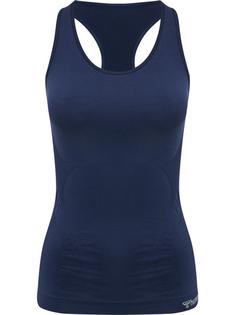 hummel hmlTIF SEAMLESS TOP Funktionsshirt Damen BLACK IRIS