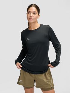 Rückansicht von Newline nwlBEAT T-SHIRT L/S W Funktionsshirt Damen BLACK