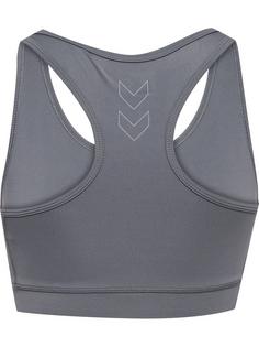 Rückansicht von hummel hmlTE FUNDAMENTAL SPORTS BRA Funktionstop Damen QUIET SHADE