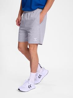 Rückansicht von hummel hmlGO 2.0 SWEATSHORTS Funktionsshorts Herren GREY MELANGE