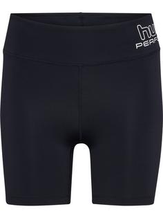 hummel hmlTE FUNDAMENTAL MW TIGHT SHORTS Funktionsshorts Damen BLACK/WHITE2