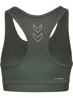 Rückansicht von hummel hmlTE FUNDAMENTAL SPORTS BRA Funktionstop Damen CLIMBING IVY2