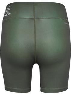 Rückansicht von hummel hmlTE FUNDAMENTAL MW TIGHT SHORTS Funktionsshorts Damen CLIMBING IVY2