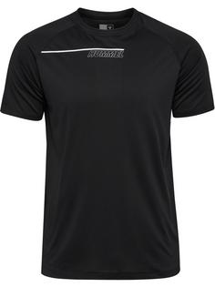 hummel hmlCOURT LIGHT WEIGHT T-SHIRT Funktionsshirt Herren LIGHT GREY/BLACK