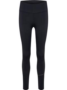 hummel hmlCOURT MID WAIST POCKET TIGHTS W Tights Damen LIGHT GREY/BLACK