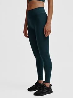 Rückansicht von hummel hmlMT DEFINE SEAML SCRUNCH TIGHTS Tights Damen GREEN GABLES