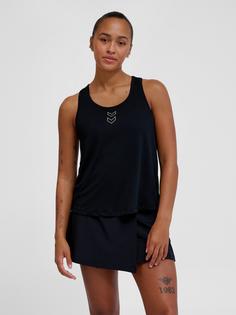Rückansicht von hummel hmlCOURT LIGHT WEIGHT TANKTOP W Funktionsshirt Damen LIGHT GREY/BLACK