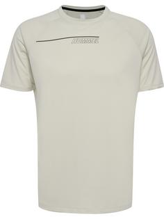 hummel hmlCOURT LIGHT WEIGHT T-SHIRT Funktionsshirt Herren LIGHT GREY
