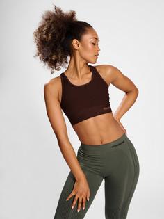 Rückansicht von hummel hmlMT FOCUS SEAMLESS SPORTS TOP Funktionstop Damen JAVA