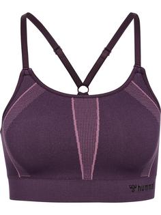 hummel hmlMT POWER SEAMLESS SPORTS BRA Funktionstop Damen PLUM PERFECT