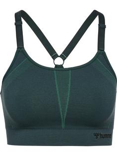 hummel hmlMT POWER SEAMLESS SPORTS BRA Funktionstop Damen GREEN GABLES