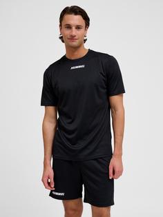 Rückansicht von hummel hmlMULTI PL JERSEY Funktionsshirt Herren BLACK