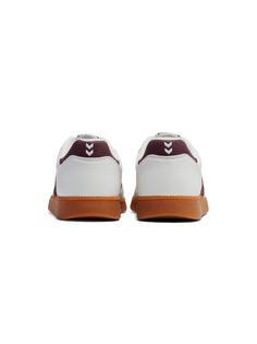 Rückansicht von hummel HANDBALL PERFEKT SP Sneaker BRIGHT WHITE/VINEYARD WINE