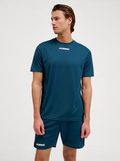 Rückansicht von hummel hmlMULTI PL JERSEY Funktionsshirt Herren REFLECTING POND