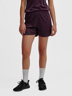 Rückansicht von hummel hmlMULTI PL SHORTS WOMAN Funktionsshorts Damen PLUM PERFECT