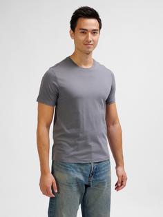 Rückansicht von hummel hmlELEMENTAL CHEVRON COTTON TEE Funktionsshirt Herren QUIET SHADE