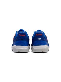 Rückansicht von hummel COURT CONTROL II Hallenschuhe TRUE BLUE