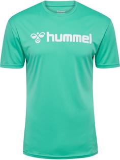 hummel hmlLOGO JERSEY S/S Funktionsshirt ATLANTIS