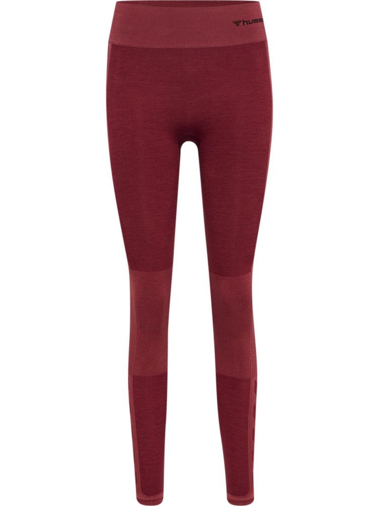 hummel hummel hmlCLEA SEAMLESS MID WAIST TIGHTS Tights Damen - CABERNET/APPLE BUTTER MELANGE - 0 | SportScheck