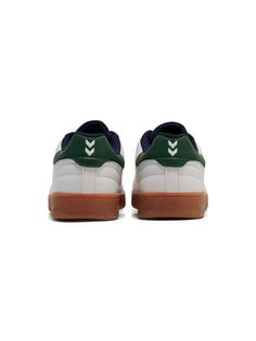 Rückansicht von hummel MATCH POINT MP Fitnessschuhe WHITE/GREEN