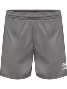 hummel hmlESSENTIAL SHORTS WOMAN Funktionsshorts Damen STEEL GRAY