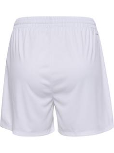 Rückansicht von hummel hmlESSENTIAL SHORTS WOMAN Funktionsshorts Damen WHITE/WHITE
