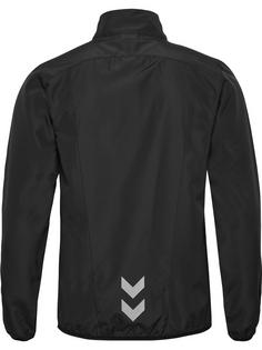 Rückansicht von hummel hmlRUN JACKET Funktionssweatshirt Herren BLACK