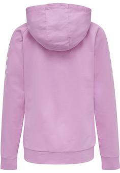 Rückansicht von hummel HMLGO COTTON ZIP HOODIE WOMAN Hoodie Damen ORCHID