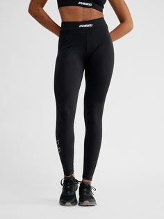 Rückansicht von hummel hmlELEMENTAL COTTON HW TIGHTS Tights Damen BLACK