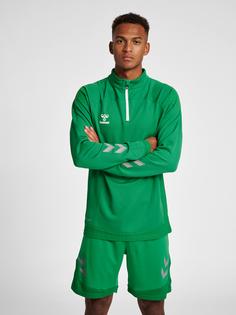 Rückansicht von hummel hmlLEAD HALF ZIP Funktionssweatshirt Herren JELLY BEAN