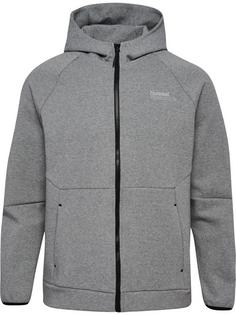 hummel hmlTECH FLEECE REGULAR ZIP HOODIE Funktionssweatshirt Herren GREY MELANGE